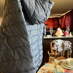 Brand new, gray and pink girls, winter jacket